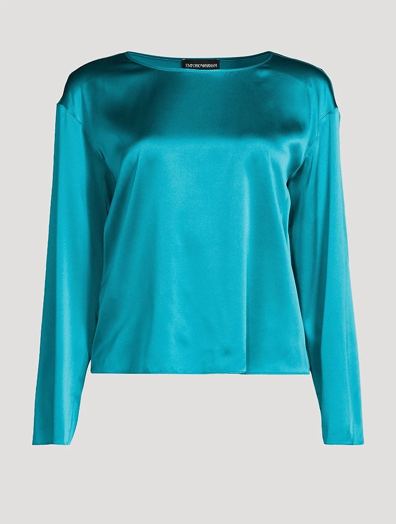 Stretch Silk Blouse