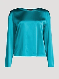 Stretch Silk Blouse