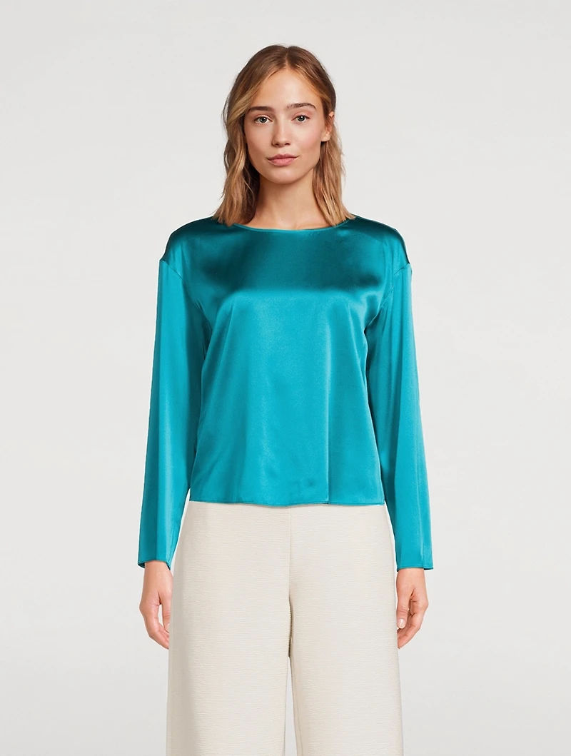 Stretch Silk Blouse