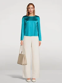 Stretch Silk Blouse