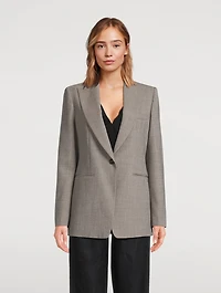 Wool Crêpe Blazer