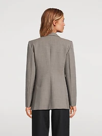 Wool Crêpe Blazer