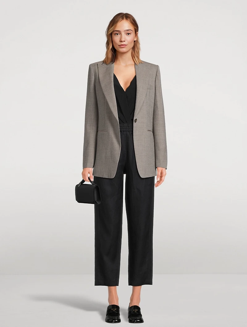 Wool Crêpe Blazer