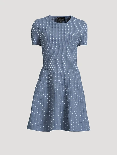 Rib-Knit Mini Dress