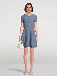 Rib-Knit Mini Dress