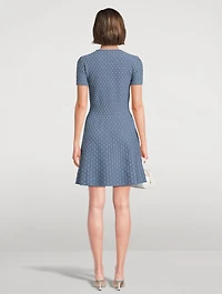 Rib-Knit Mini Dress