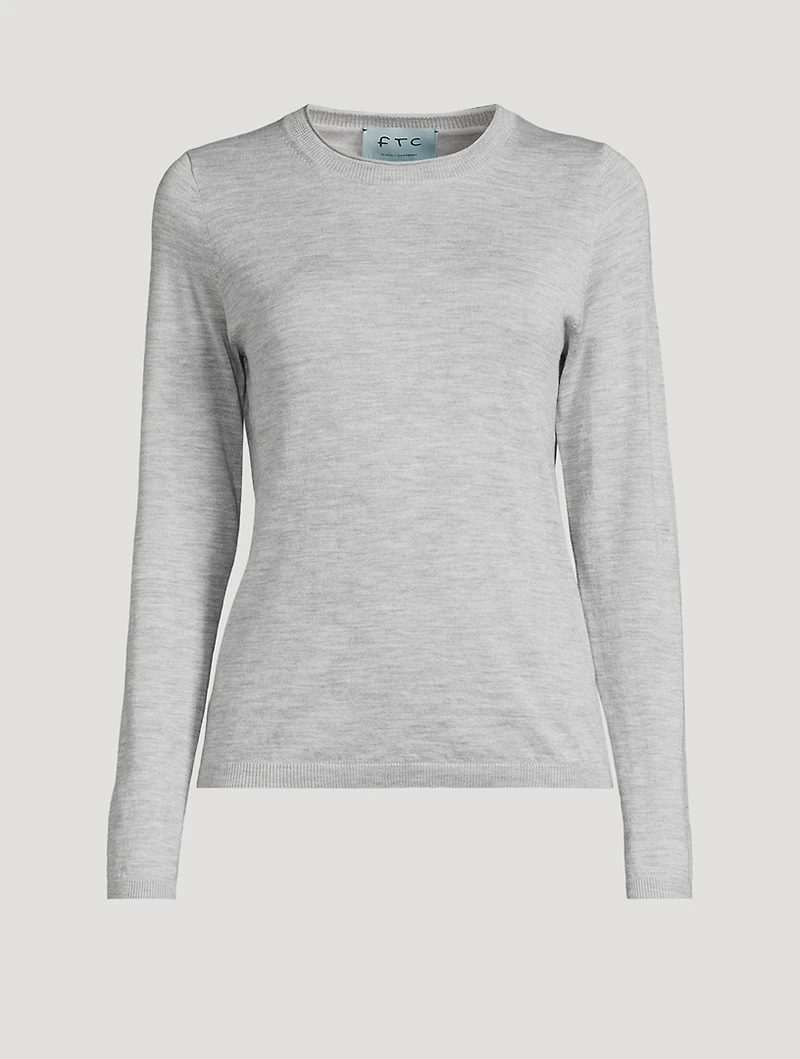 Fair Trade Cashmere Superfine Roundneck Sweater