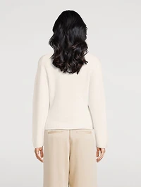 Fair Trade Cashmere Ribbed Turtleneck Sweater