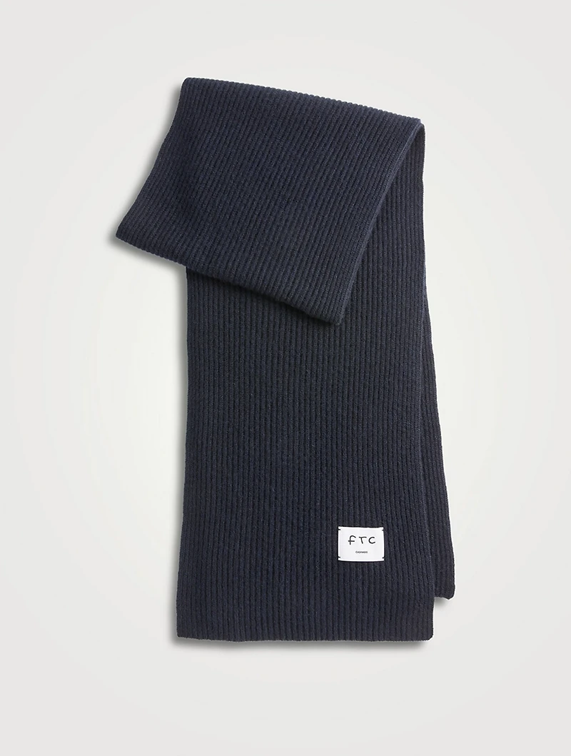 Fair Trade Cashmere Ribbed Scarf