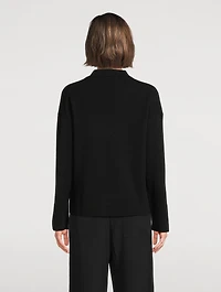 Fair Trade Cashmere Polo Sweater