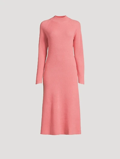 Fair Trade Cashmere Ribbed Sweater Dress