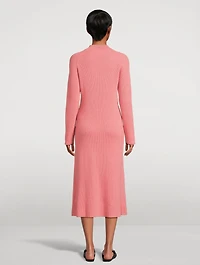 Fair Trade Cashmere Ribbed Sweater Dress