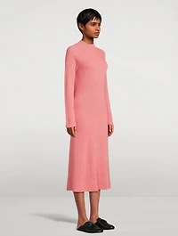 Fair Trade Cashmere Ribbed Sweater Dress