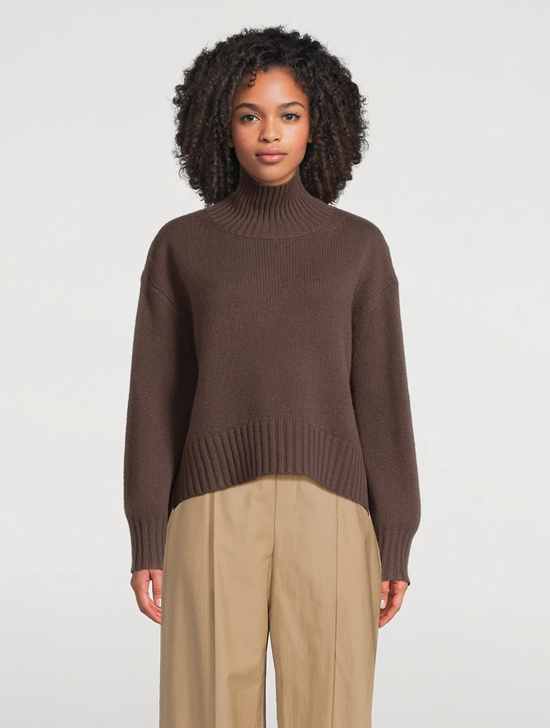 Fair Trade Cashmere Chunky Turtleneck Sweater