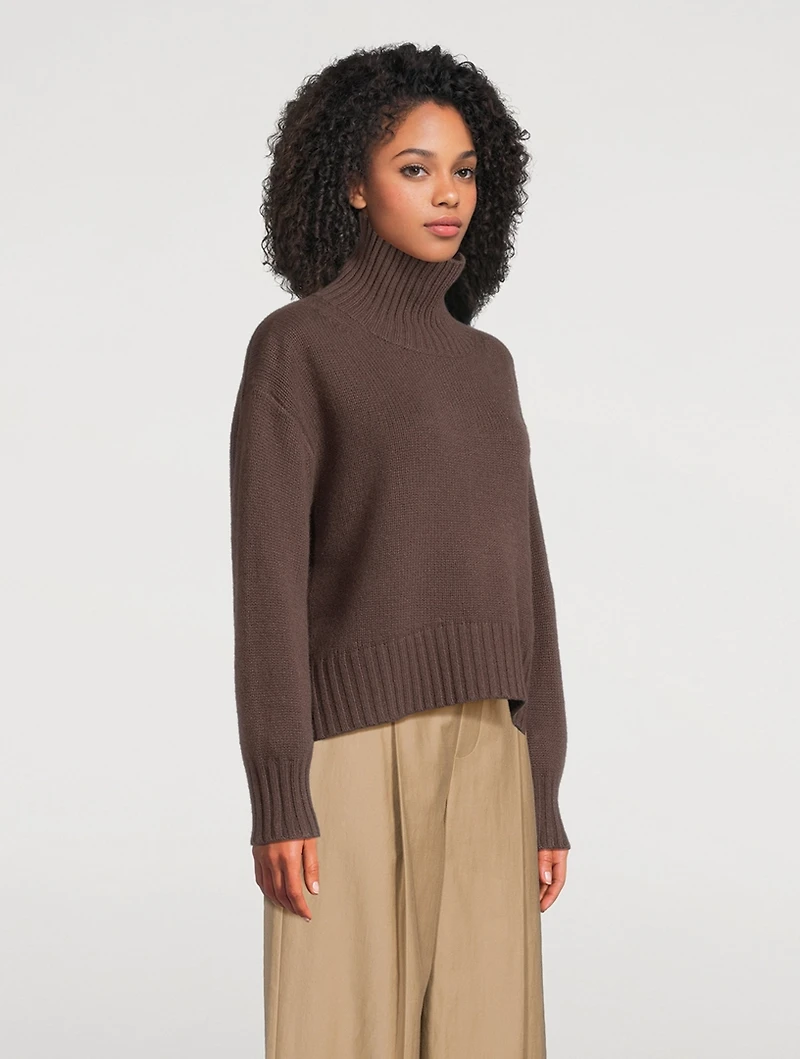 Fair Trade Cashmere Chunky Turtleneck Sweater