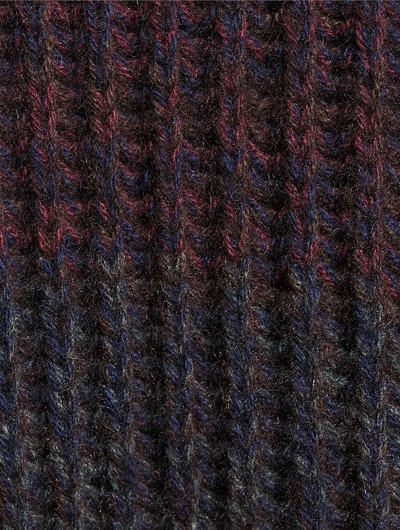 Fair Trade Cashmere UpKnit Multicolour Bomber Sweater