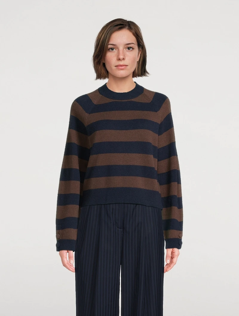 Fair Trade Cashmere Striped Sweater