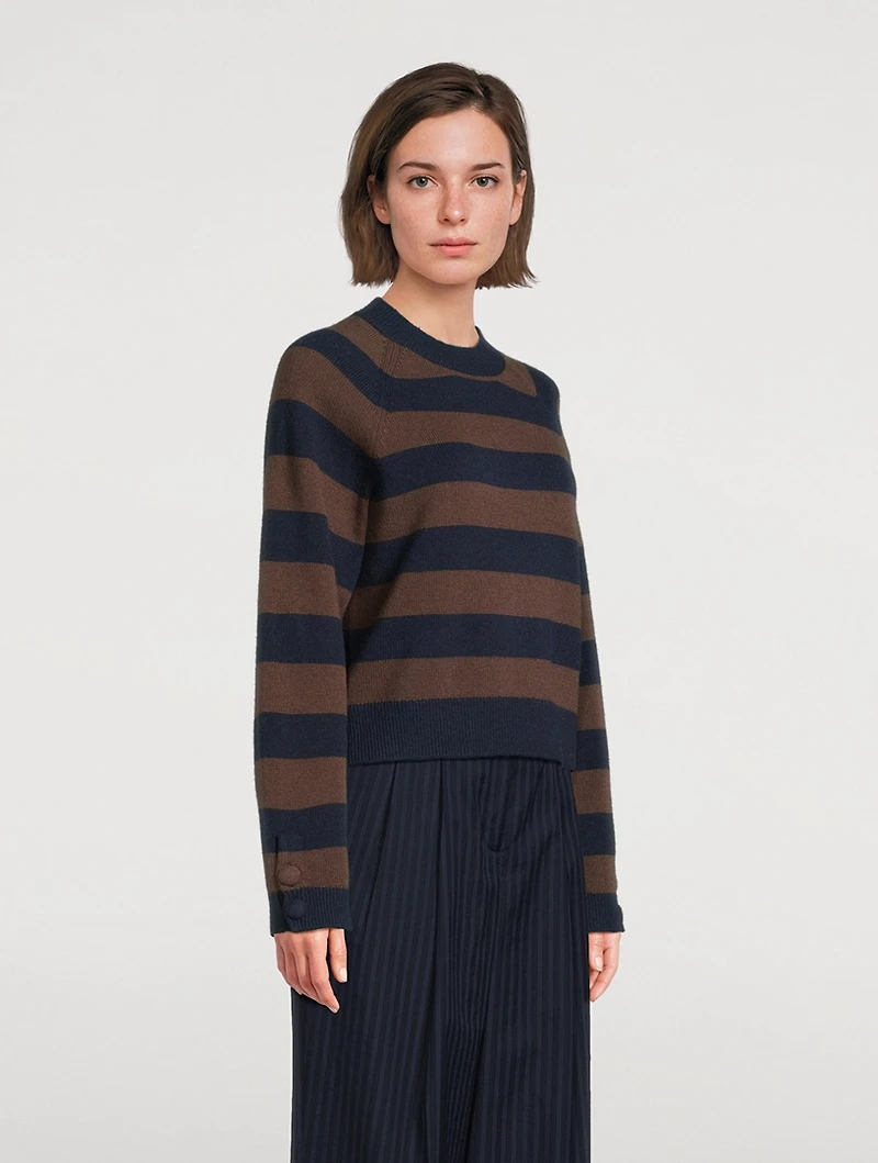 Fair Trade Cashmere Striped Sweater