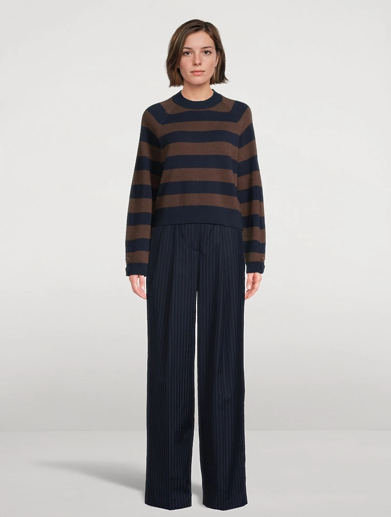 Fair Trade Cashmere Striped Sweater