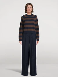 Fair Trade Cashmere Striped Sweater