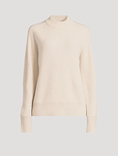 Fair Trade Cashmere Ribbed Roundneck Sweater