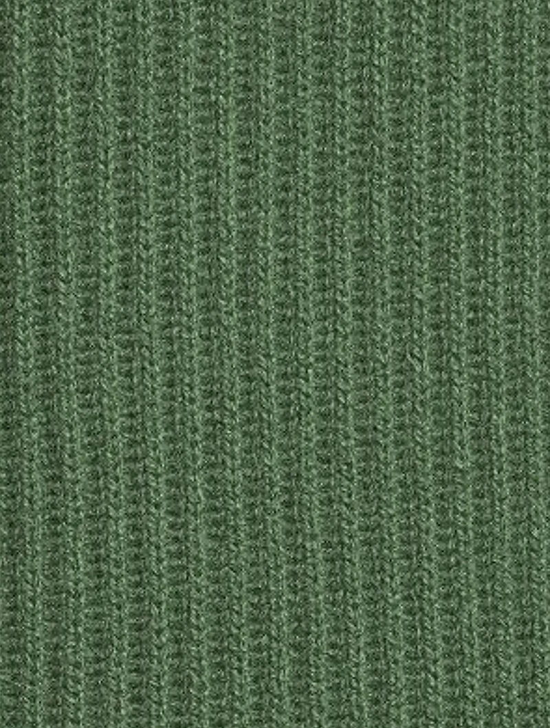 Fair Trade Cashmere Ribbed Half-Zip Sweater