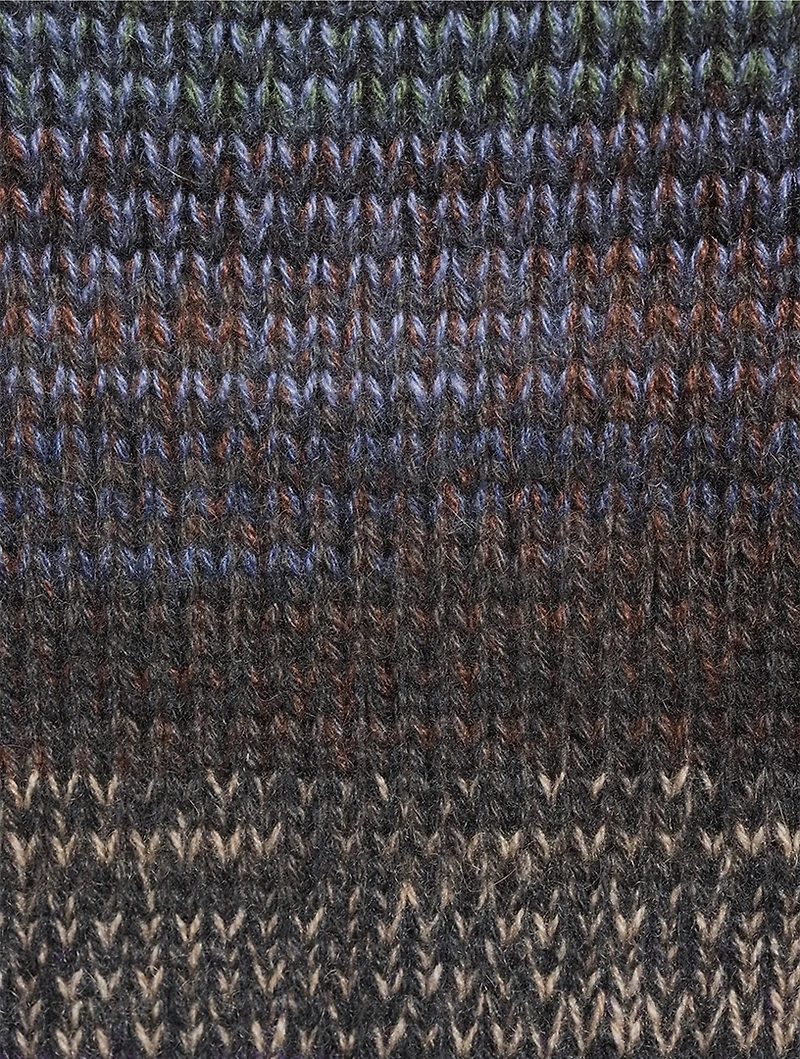Fair Trade Cashmere UpKnit Multicolour Turtleneck Sweater