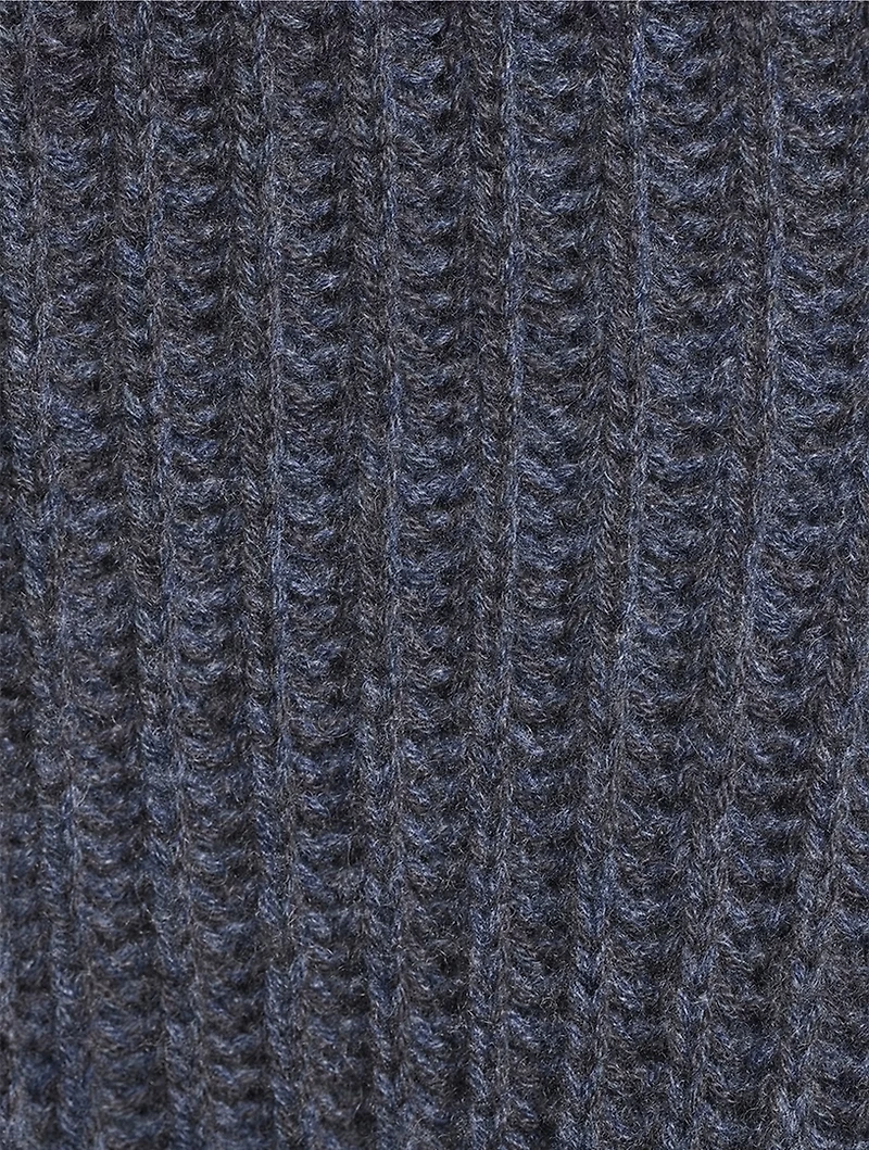 Fair Trade Cashmere UpKnit Multicolour Zip Cardigan