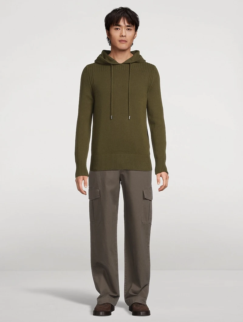 Fair Trade Cashmere Pullover Hoodie