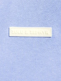 Ocean Blue Collared Sport Sweatshirt