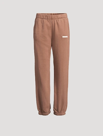 Carob Cuffed Sport Sweatpants