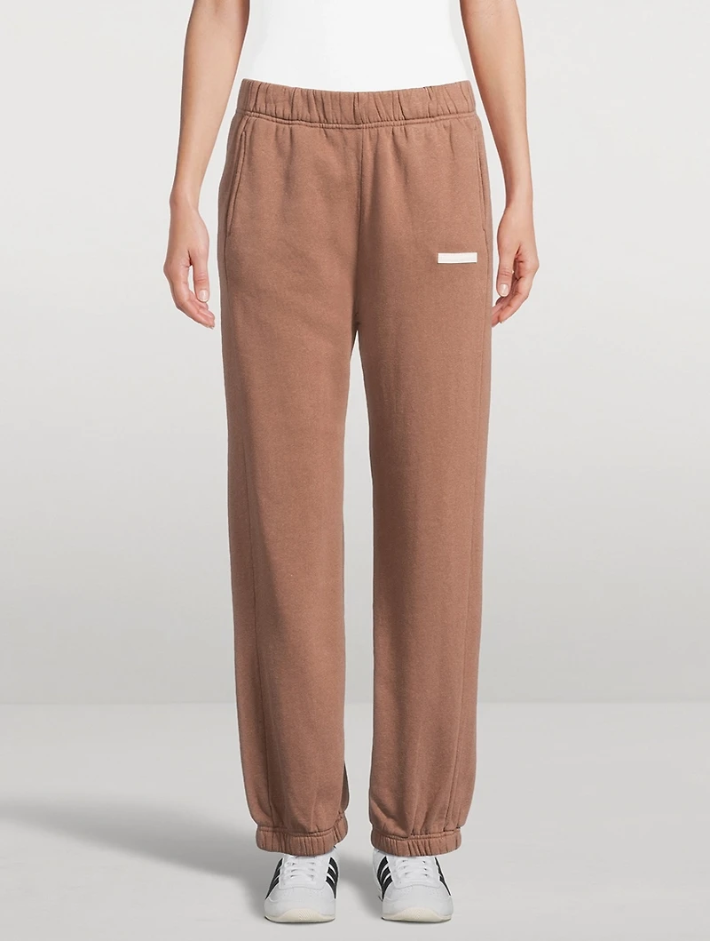 Carob Cuffed Sport Sweatpants