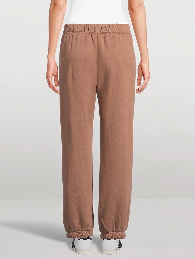 Carob Cuffed Sport Sweatpants