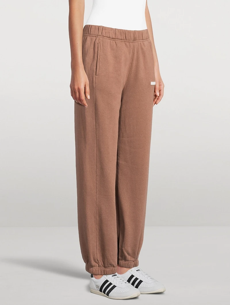 Carob Cuffed Sport Sweatpants