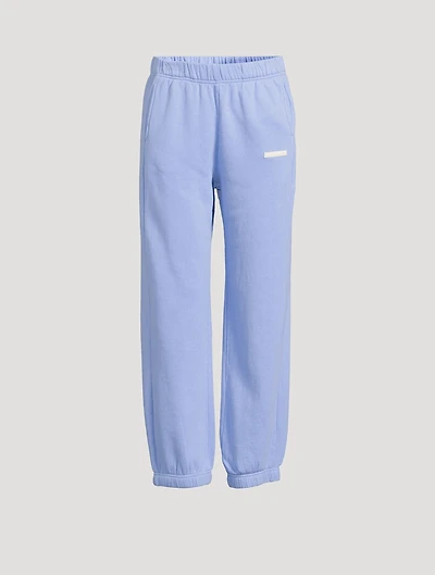 Ocean Blue Cuffed Sport Sweatpants