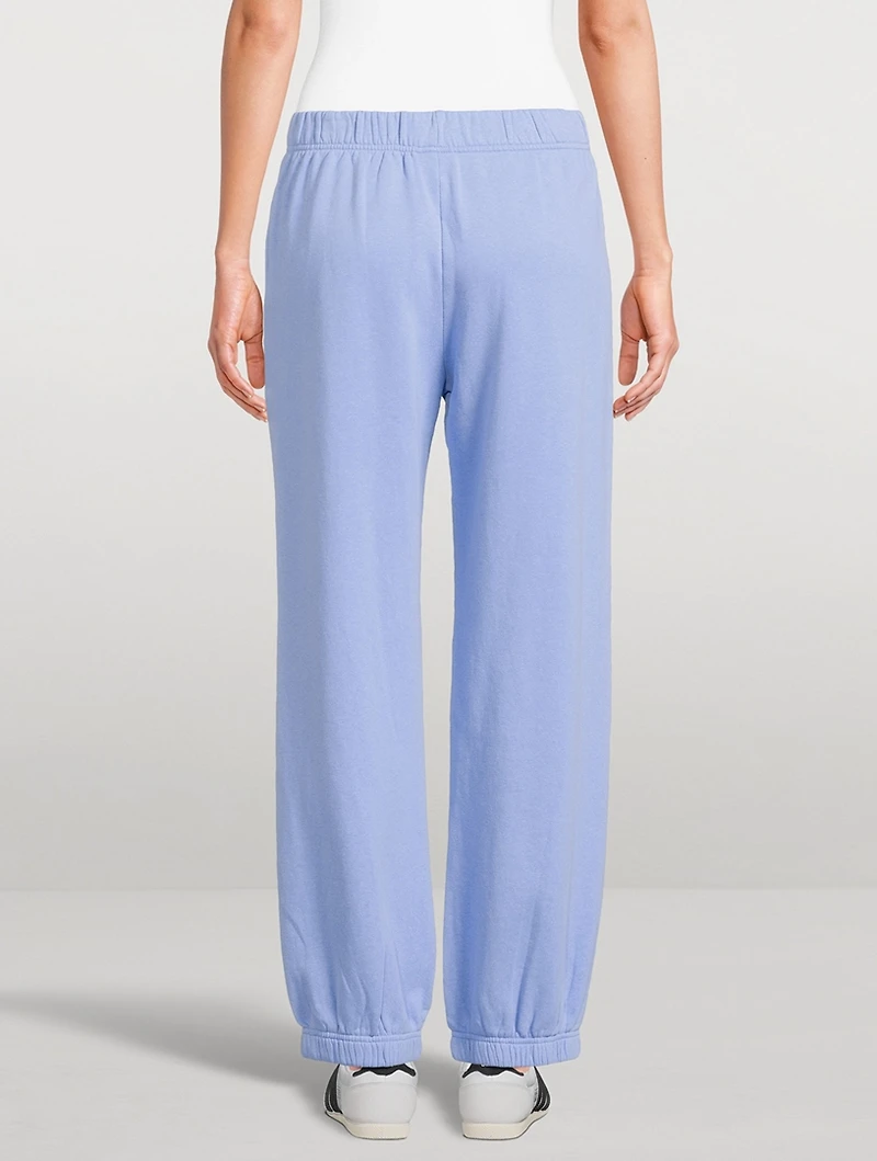 Ocean Blue Cuffed Sport Sweatpants