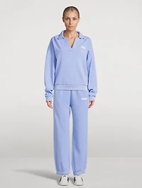 Ocean Blue Cuffed Sport Sweatpants