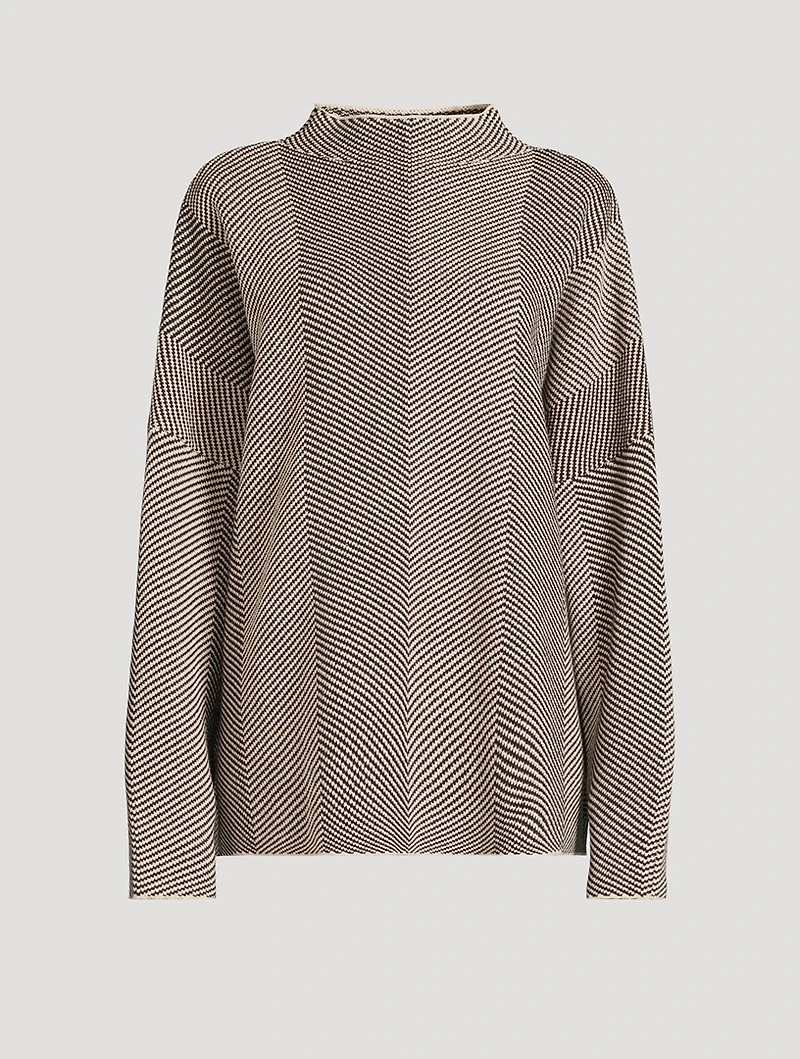 Herringbone Knit Sweater