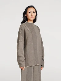 Herringbone Knit Sweater
