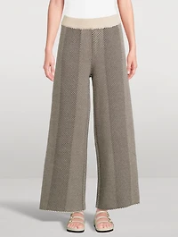 Herringbone Knit Pants