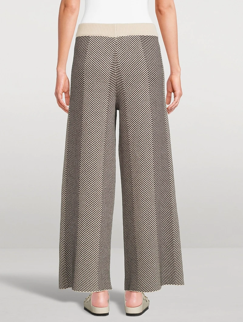 Herringbone Knit Pants