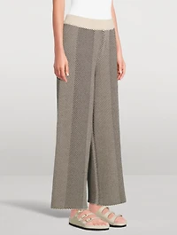 Herringbone Knit Pants