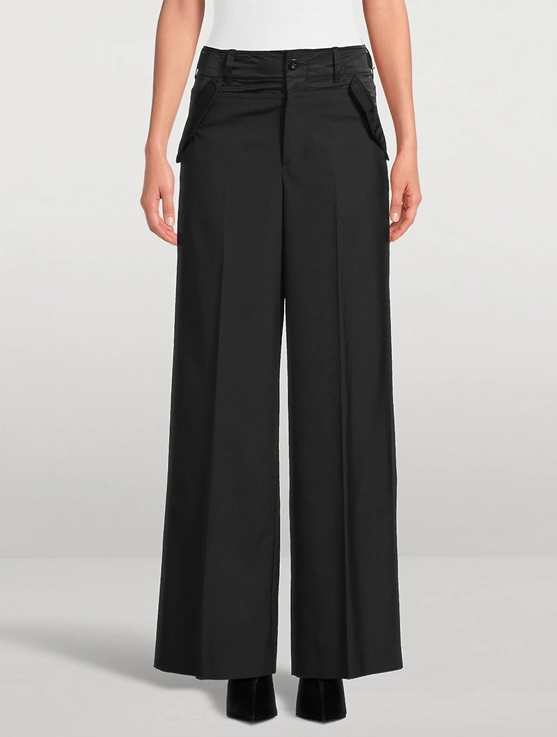 Wide-Leg Trousers