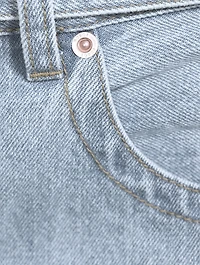 Denim Wrap Mini Skirt