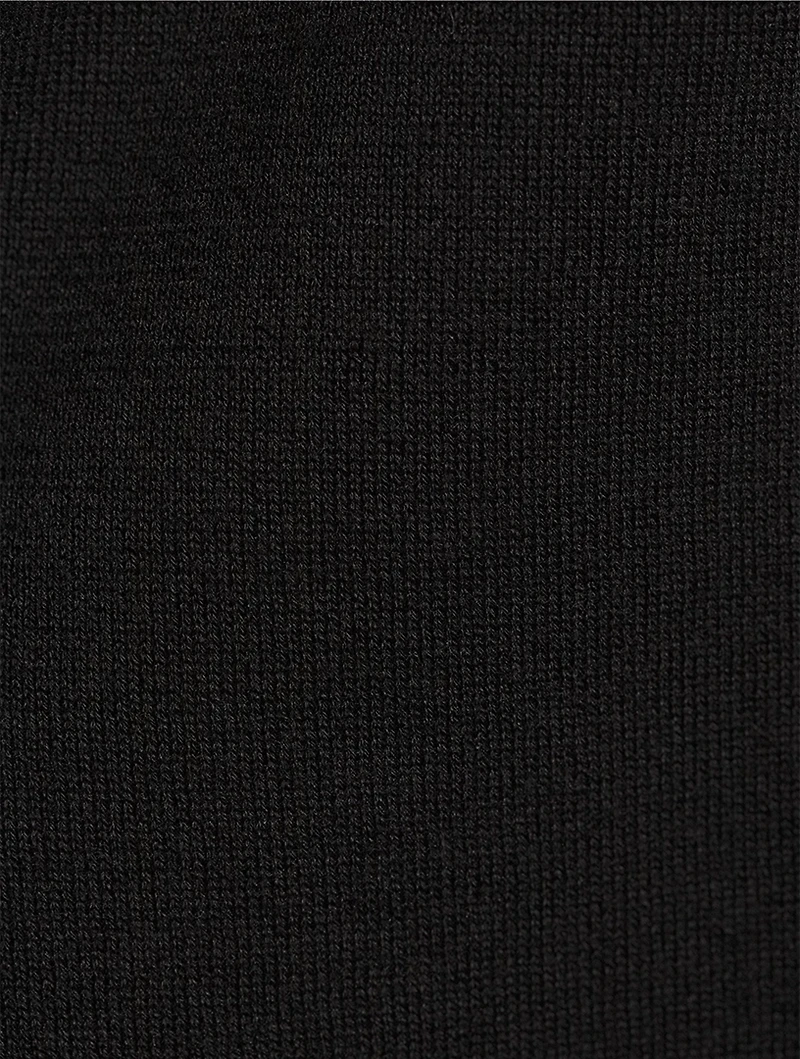 Cardigan With Pleated Back