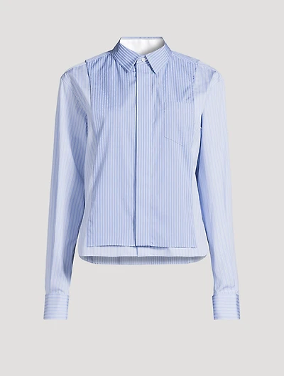 Layered Shirt Mixed Stripe Print