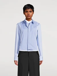 Layered Shirt Mixed Stripe Print