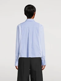 Layered Shirt Mixed Stripe Print