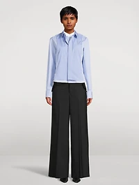 Layered Shirt Mixed Stripe Print