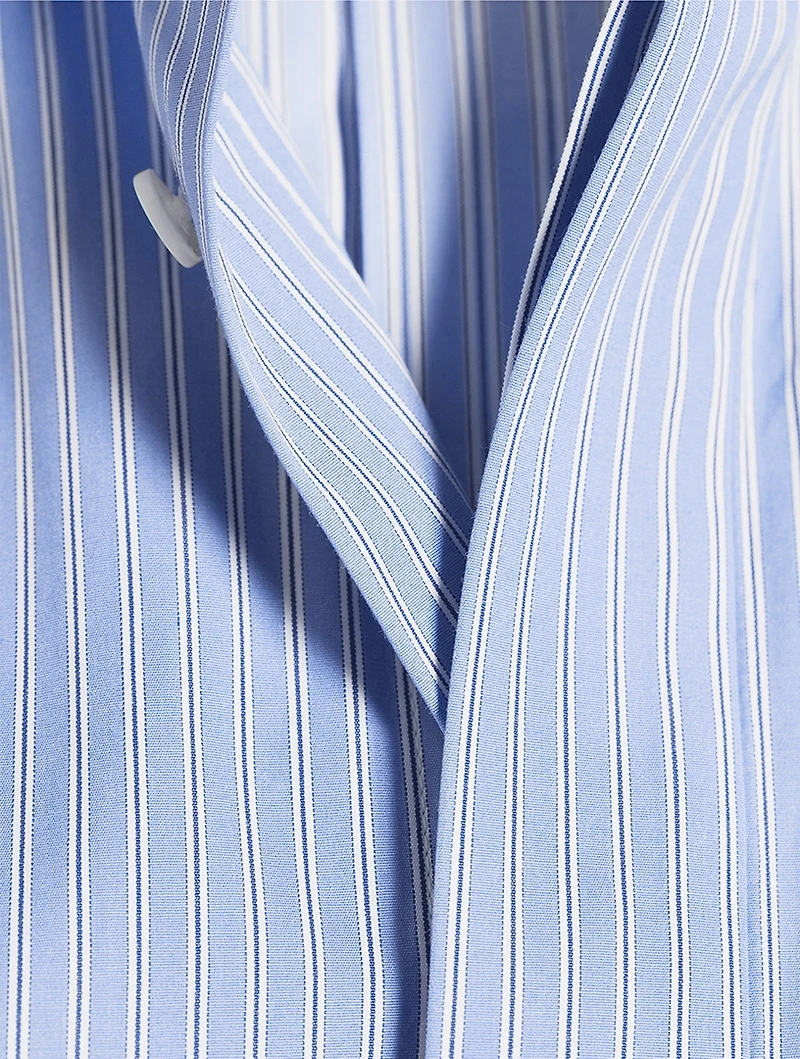 Layered Shirt Mixed Stripe Print